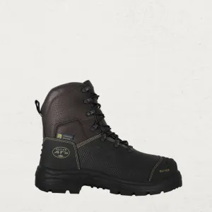 100% Waterproof Premium Full Grain Leather Safety Toe Side Zip Boot