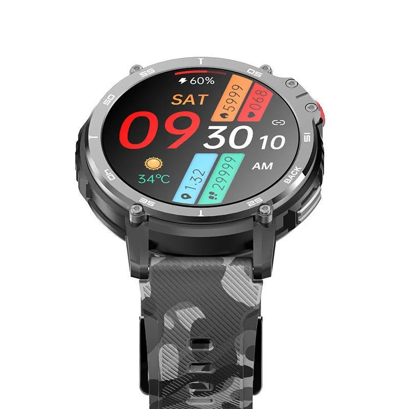 1.6-Inch Outdoor Three-Proof Sport Smart Watch Multi-Sports Waterproof Watch