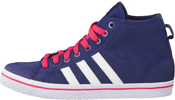 Adidas Originals scarpa sneakers alta alla caviglia da donna Honey Stripes Mid W Q34210 bluviola