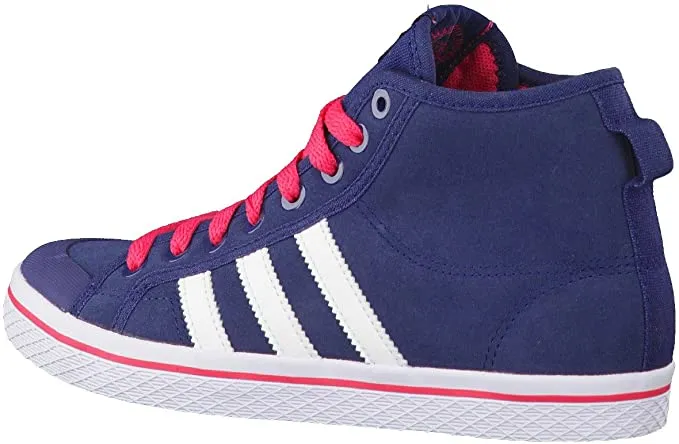 Adidas Originals scarpa sneakers alta alla caviglia da donna Honey Stripes Mid W Q34210 bluviola