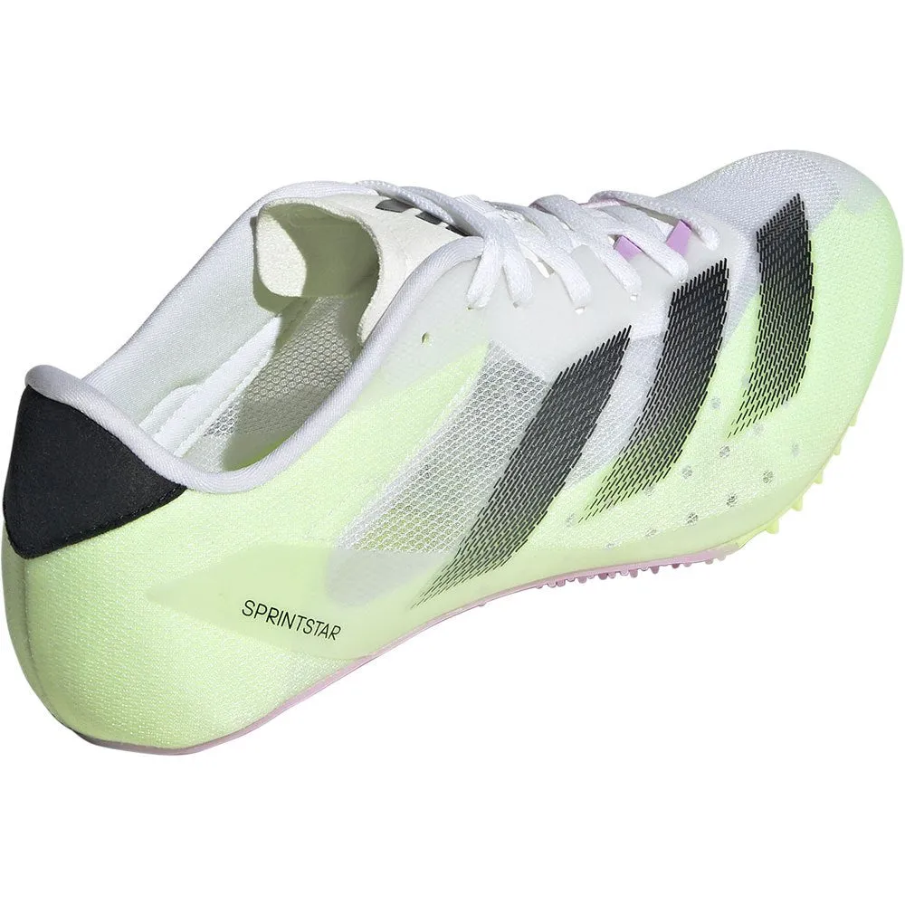 adidas Sprintstar Running Spikes Cloud White / Core Black / Green Spark