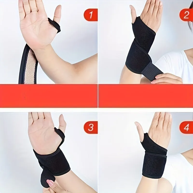 Adjustable Magnetic Wrist Supports for Joint Sprains and Protection