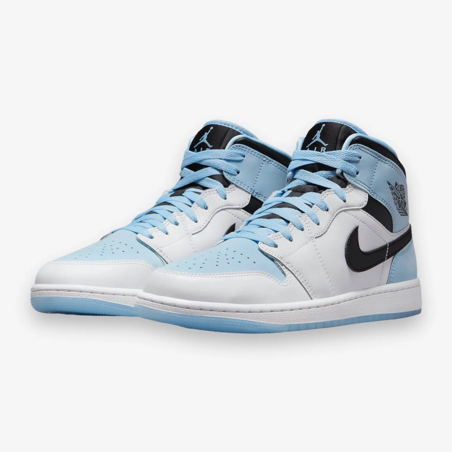 Air Jordan 1 Mid SE White Ice Blue Black DV1308-104