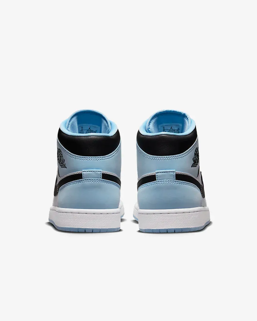 Air Jordan 1 Mid SE White Ice Blue Black DV1308-104