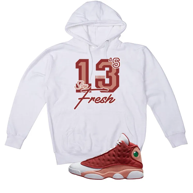 Air Jordan 13 Dune Red White T-Shirt (Stay Fresh)| illcurrency