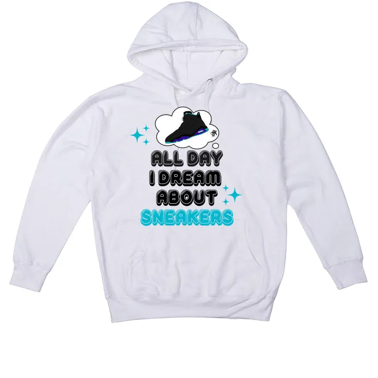 Air Jordan 6 Retro “Aqua” | illcurrency White T-Shirt (dreaming everyday)