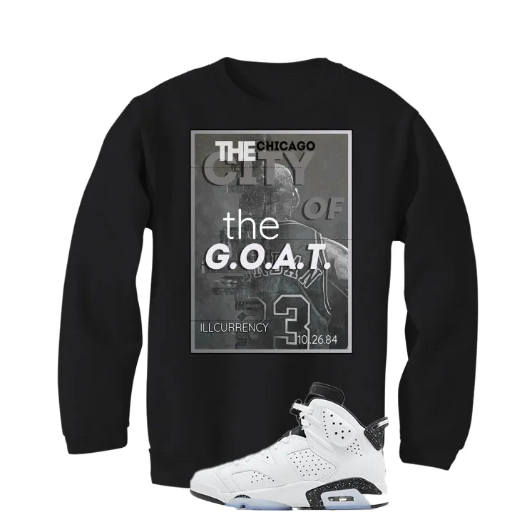 Air Jordan 6 Reverse Oreo Black T-Shirt (CITY OF GOAT)| illcurrency