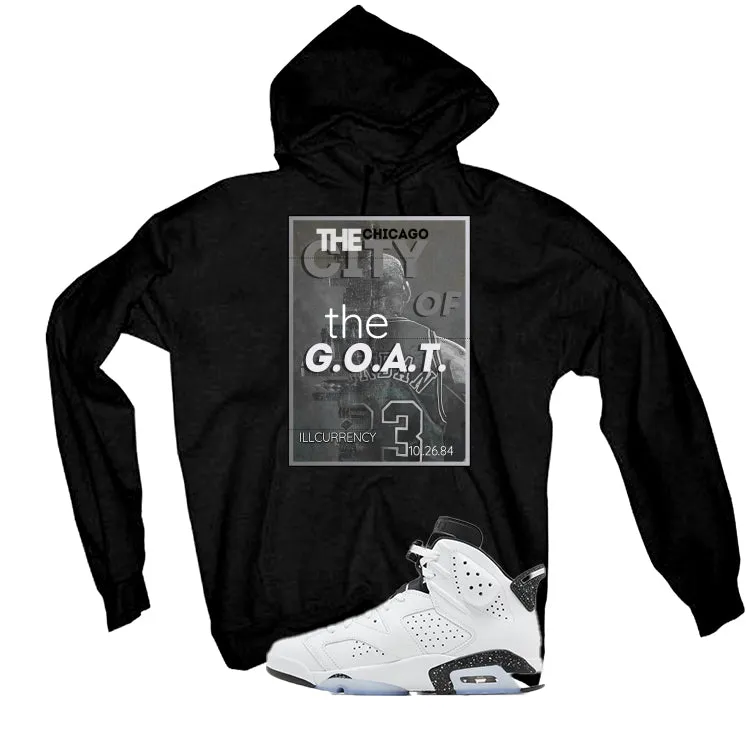 Air Jordan 6 Reverse Oreo Black T-Shirt (CITY OF GOAT)| illcurrency