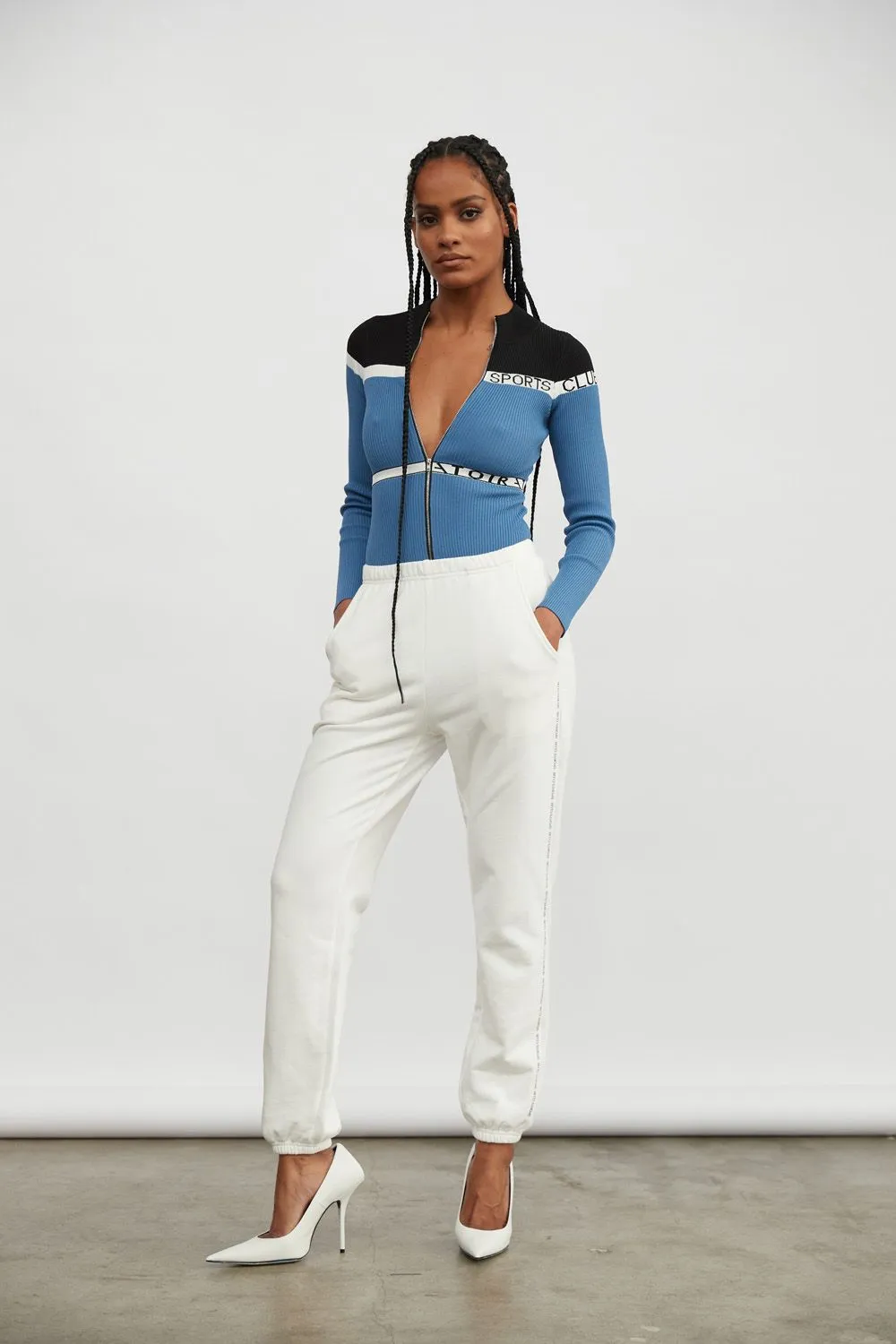 ATOIR SPORTS CLUB Womens The All Star Track Pants - White