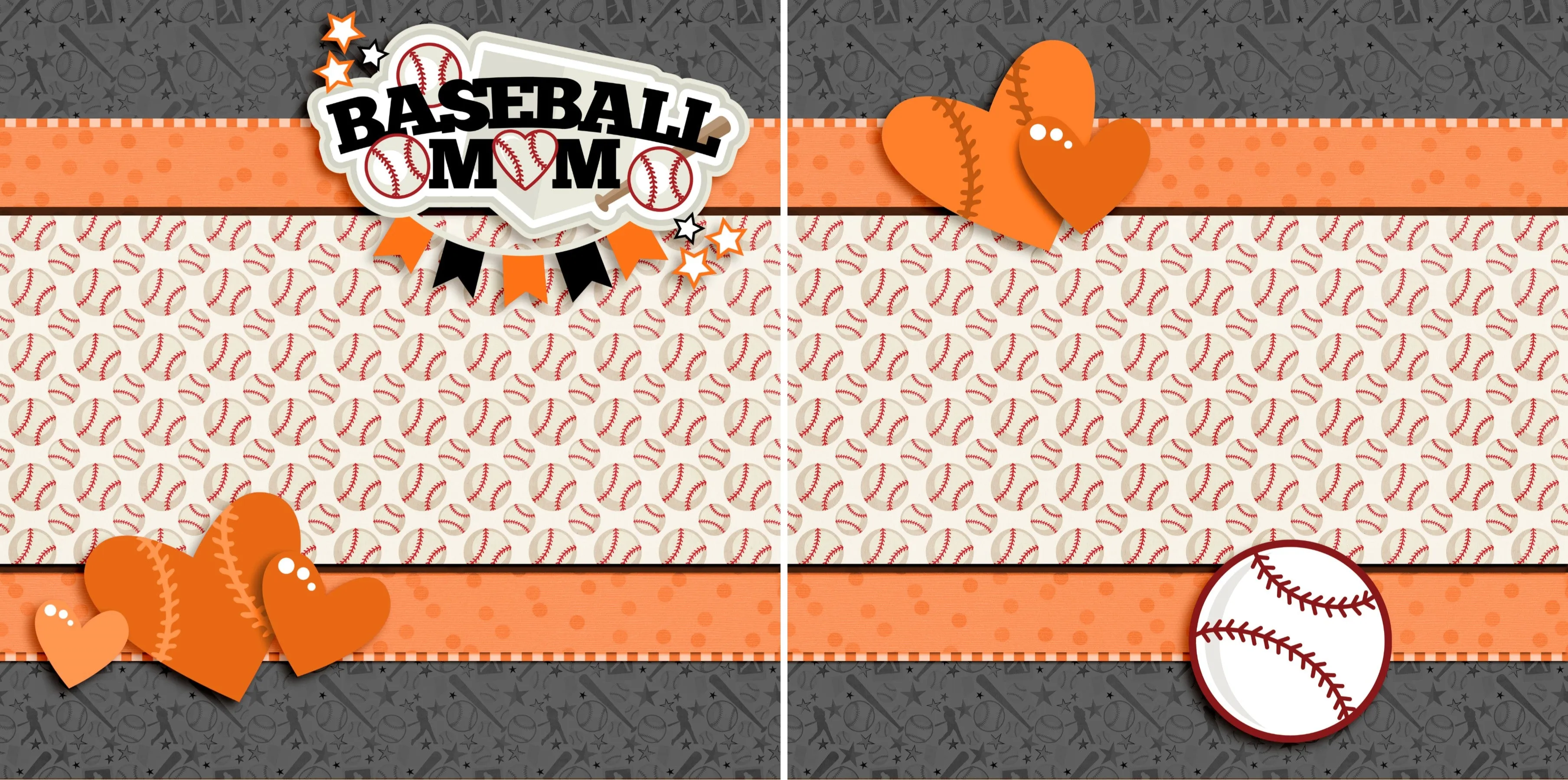 Baseball Mom Orange NPM - 3243