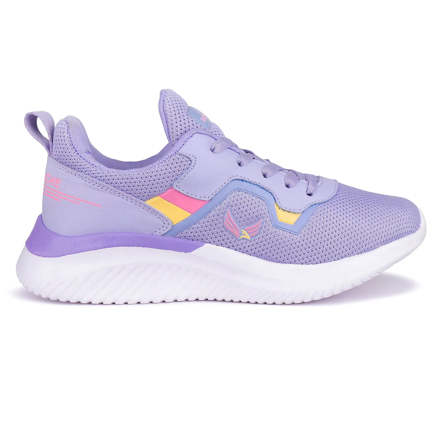 Bersache Premium Sports ,Gym, Trending Stylish Running shoes for Women (8025-Purple)