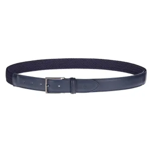 Cavalleria Toscana Men's Elastic And Leather Belt