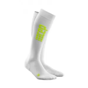 CEP Pro  Run Ultralight Sock White/Green Woman