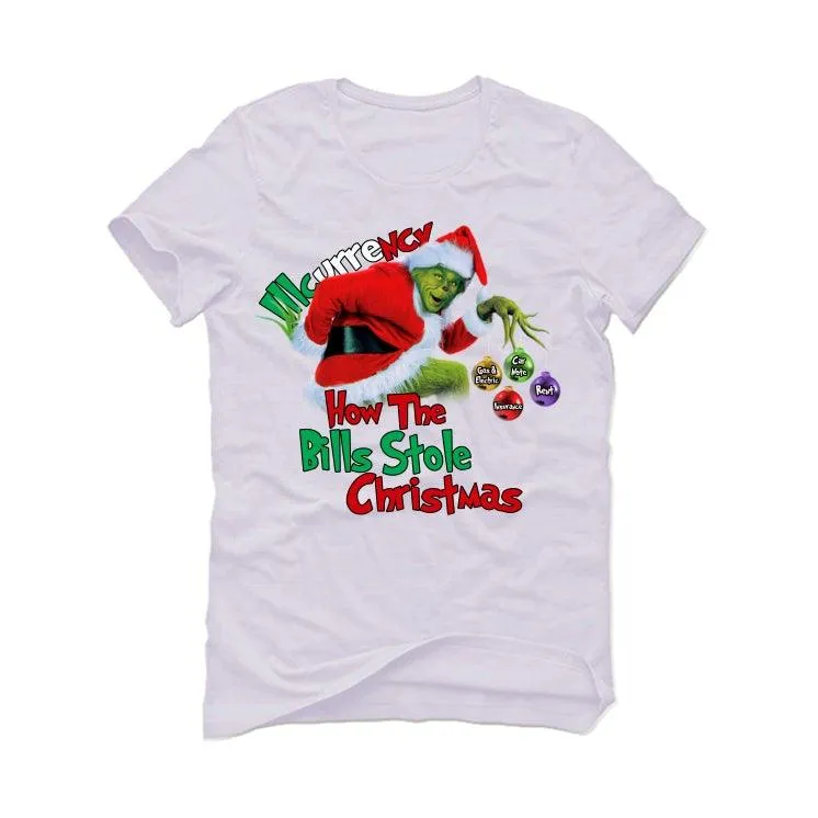 CHRISTMAS UGLY SWEATERS White T-Shirt (How the bills stole christmas)