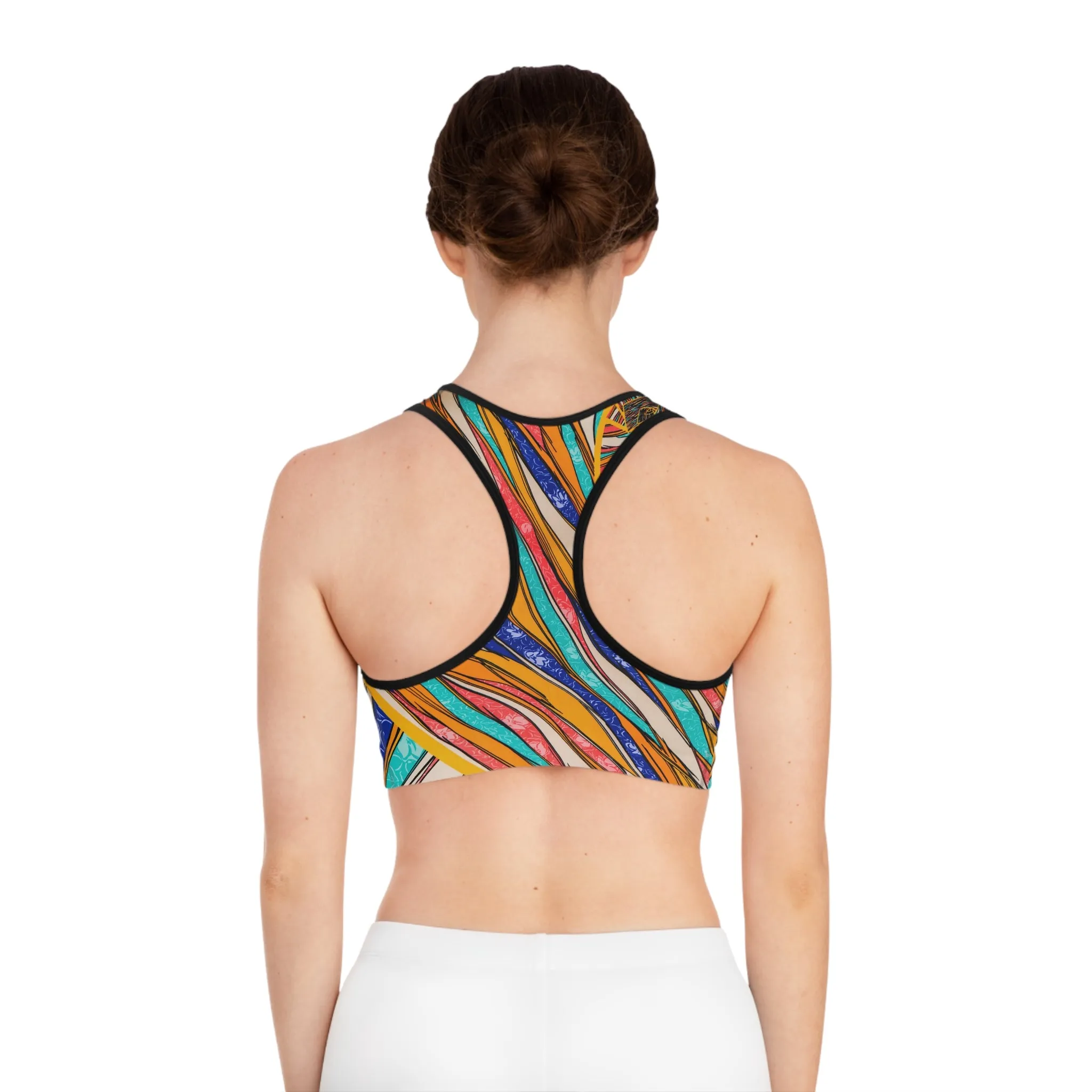 Color Brushstroke - Inovax Sports Bra