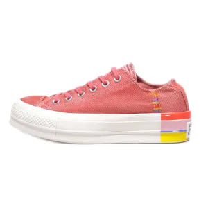 Converse Low-Top Sneakers Fabric Red Colour For Women