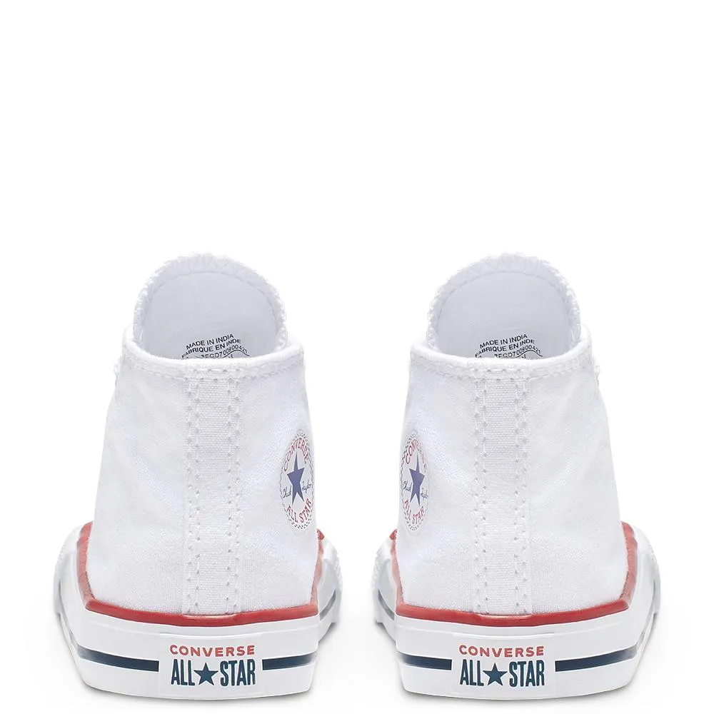 Converse scarpa sneakers da bambini Chuck Taylor All Star Classic 7J253C bianco