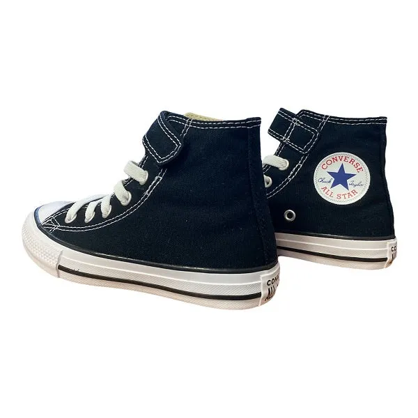 Converse scarpa sneakers da ragazzo in tela Chuck Taylor All Star Easy-On 372883C nero