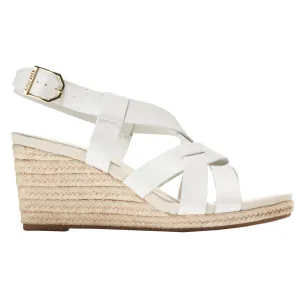 Crystal Espadrille Wedge Sandals