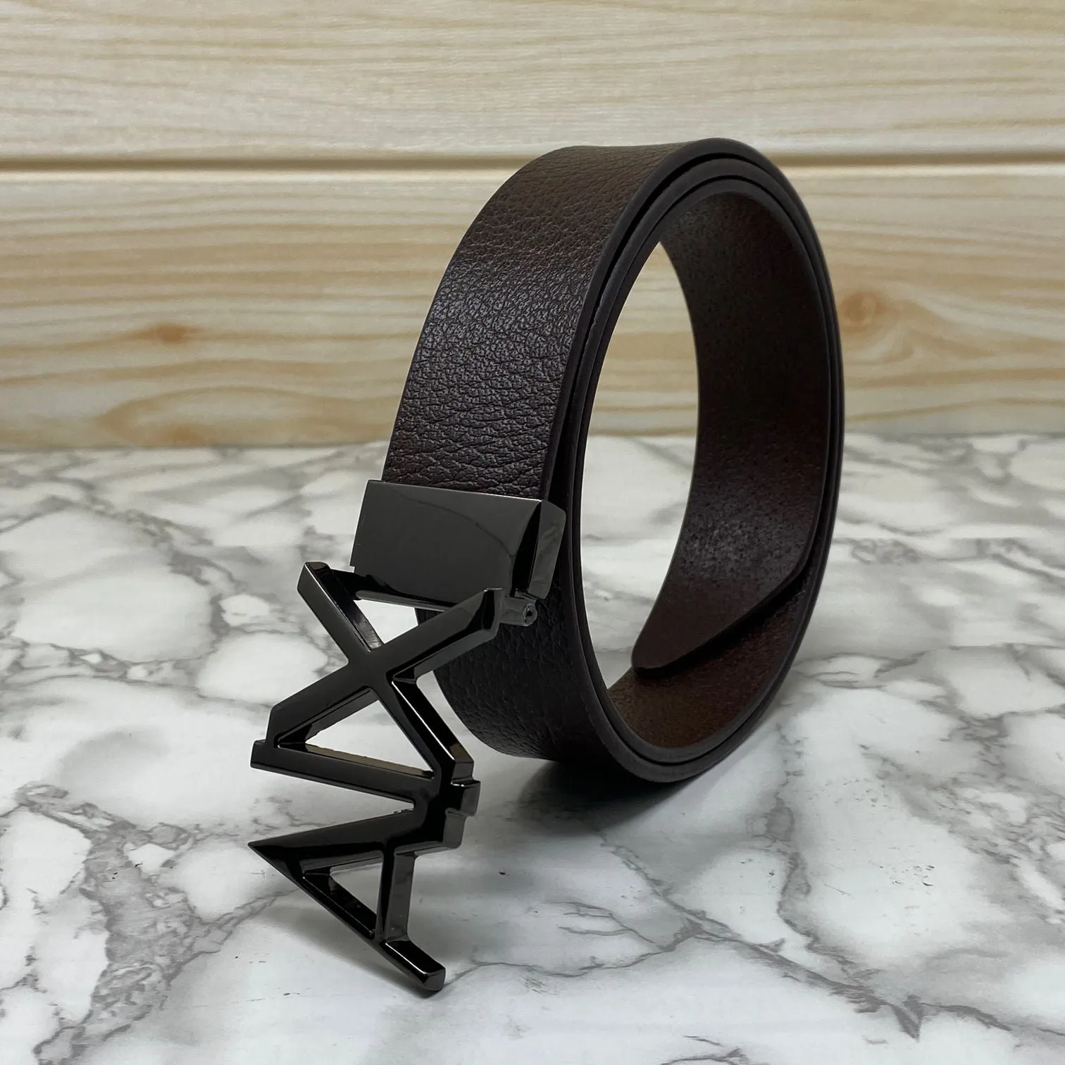 Fashionable AIX Leather Strap Belt -JonasParamount