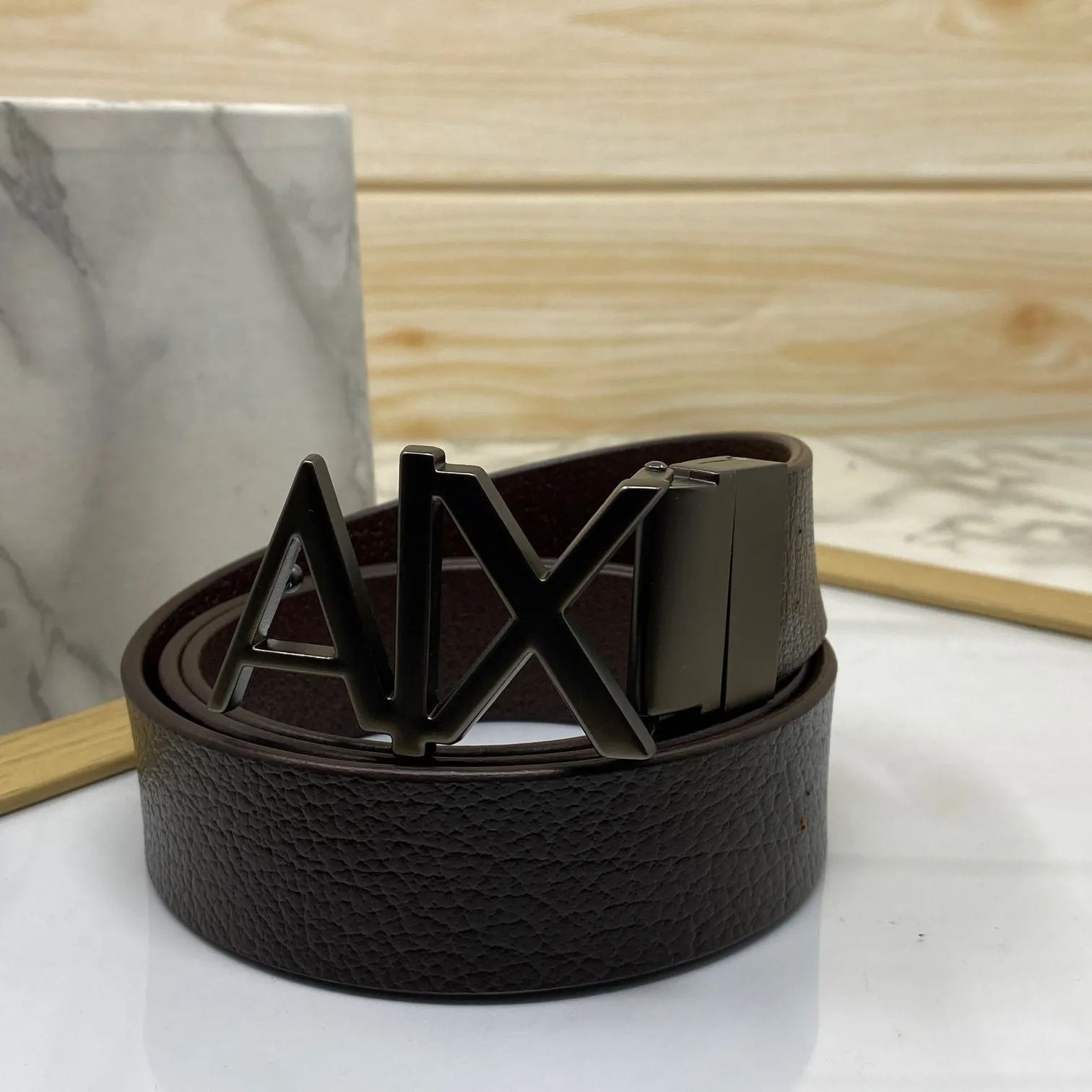 Fashionable AIX Leather Strap Belt -JonasParamount