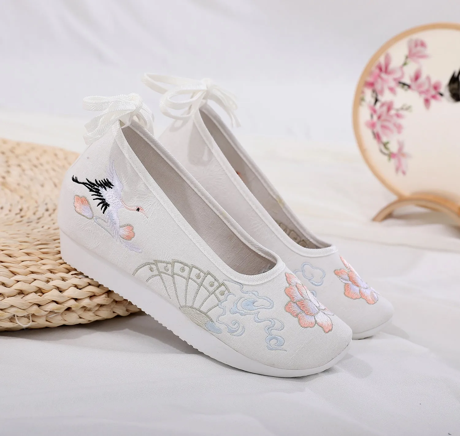 For Han Chinese Clothing Round Head Female Canvas Shoes