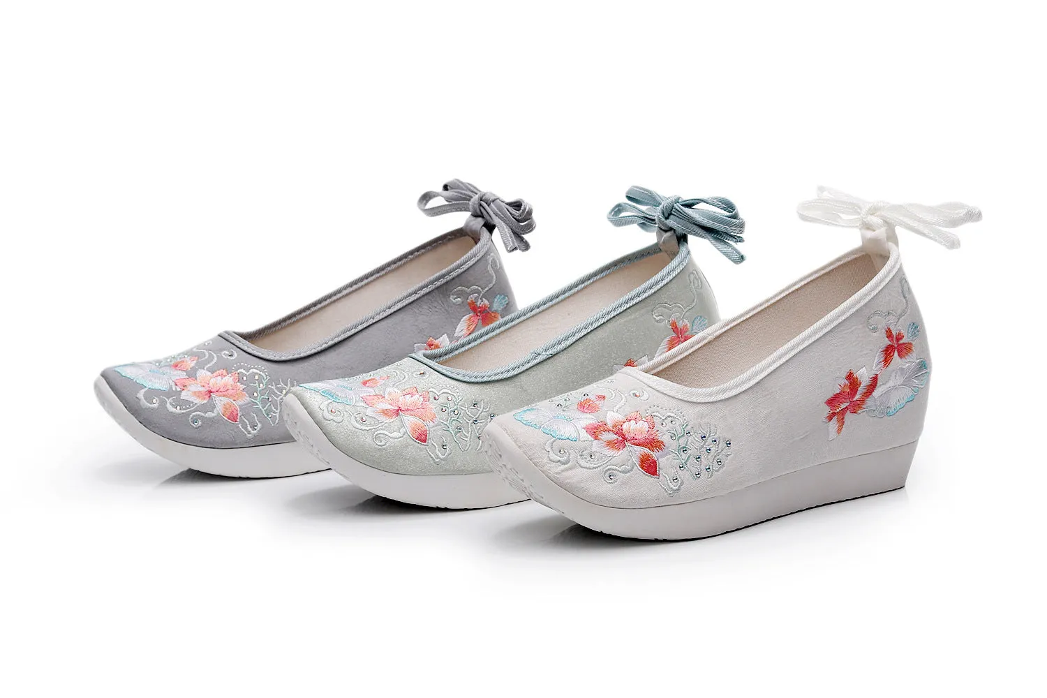 For Han Chinese Clothing Round Head Female Canvas Shoes