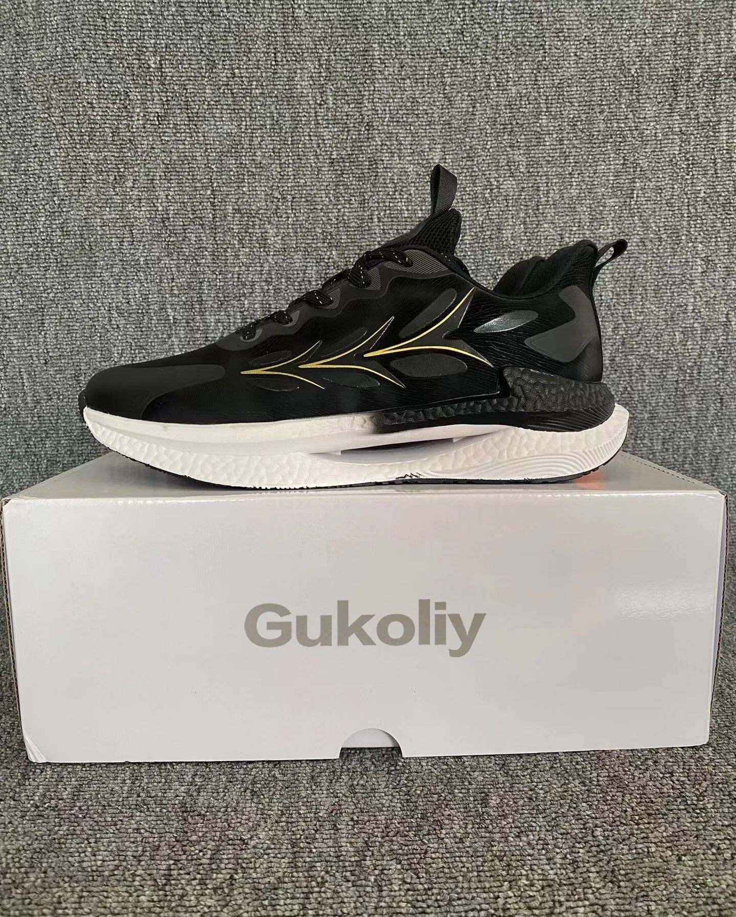 Gukoliy Shoes,Men's Running Shoe Lace up Lightweight Sneaker