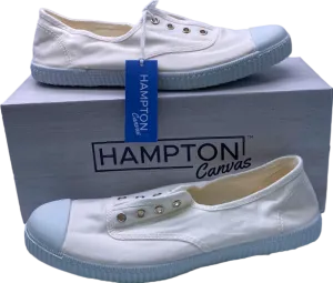 Hampton White Canvas Sneakers EU 38 uk 5