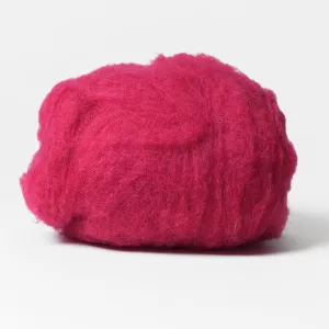 Hot Pink Wool for Wet Felting, Tyrolean Bergschaf