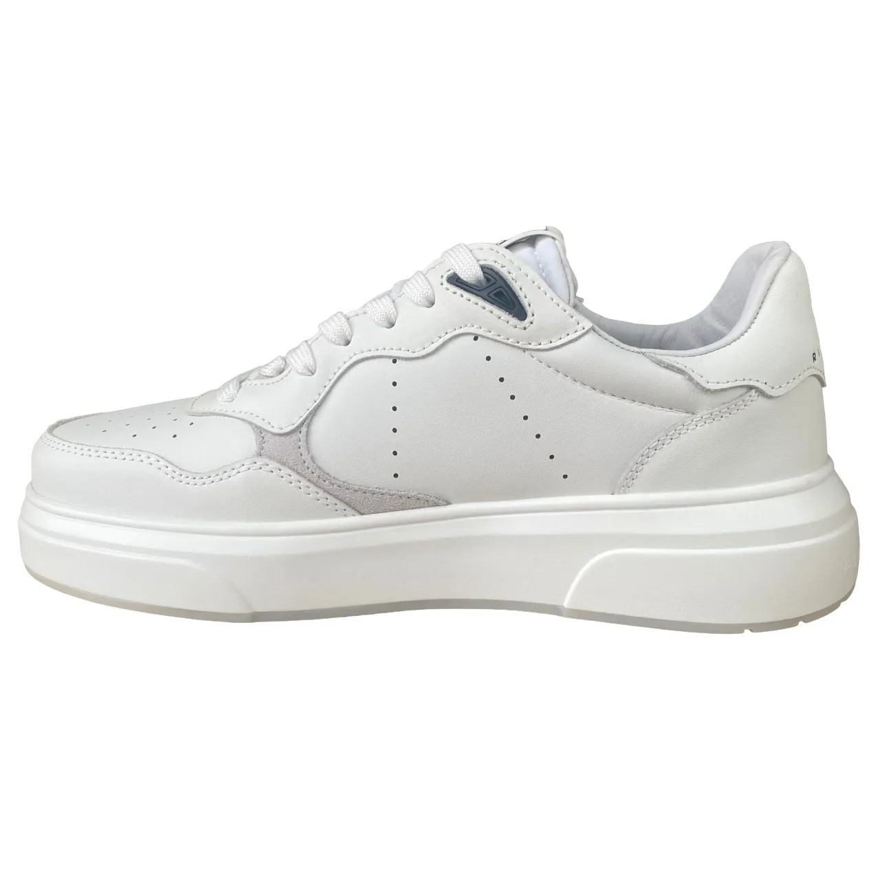 John Richmond scarpa sneakers da uomo in pelle 22200/CP A bianco