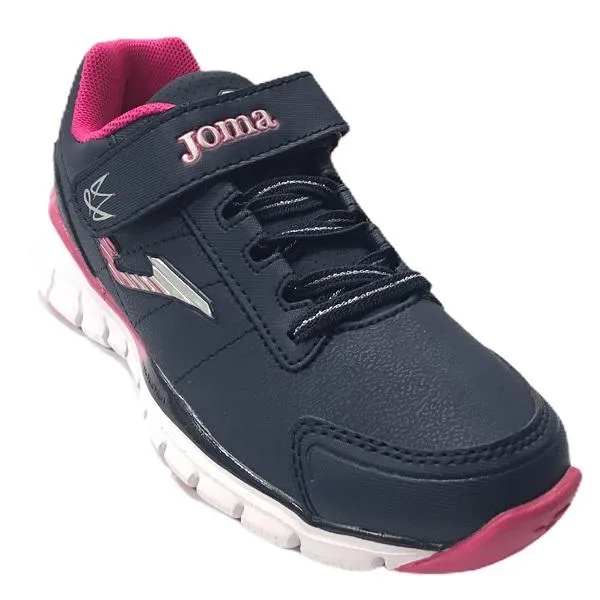 Joma scarpa da ginnastica da bambina Tempo velcro 2010 blu