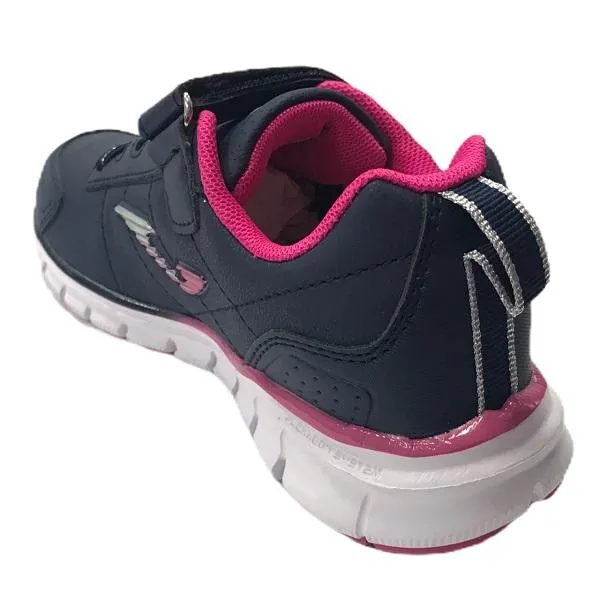 Joma scarpa da ginnastica da bambina Tempo velcro 2010 blu