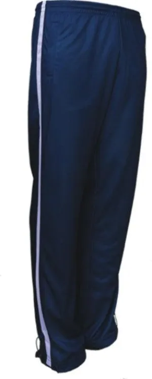 Kids Elite Sports Track Pants - Navy/White