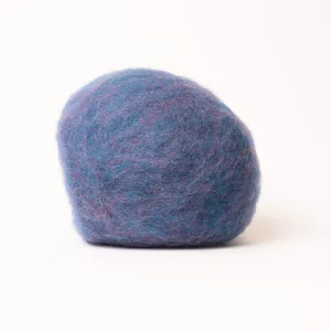 Lavender Blue Wool for Wet Felting, Tyrolean Bergschaf