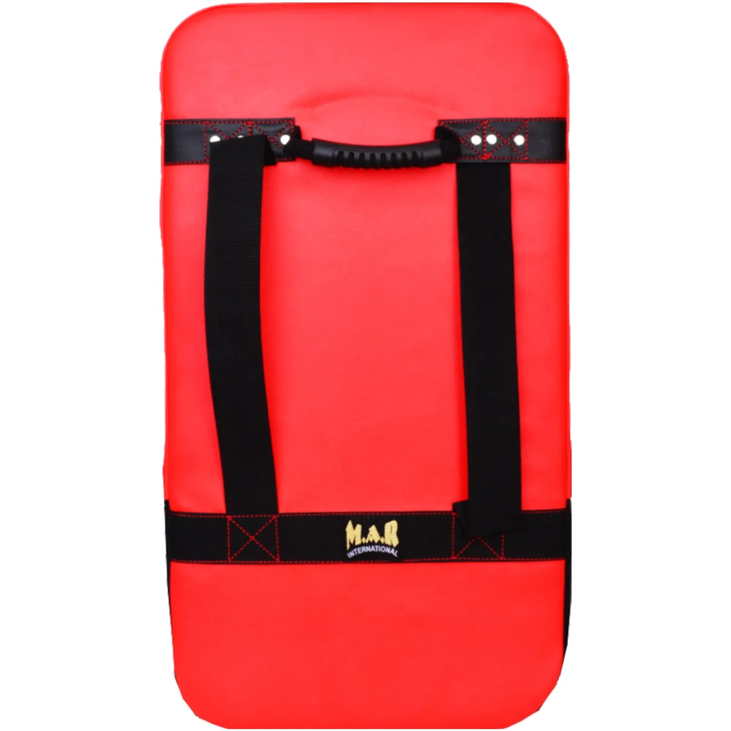 MAR-208C | Red Black Heavy Duty Large Striking Shield