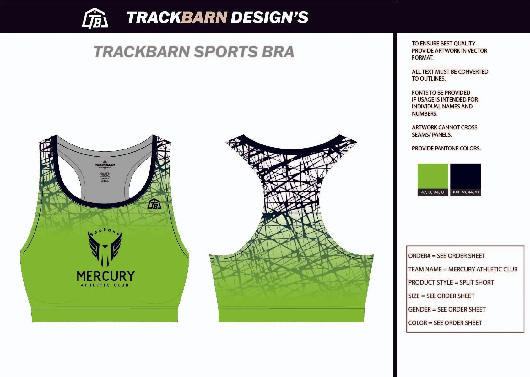 Mercury-Athletic-Club Sports Bra