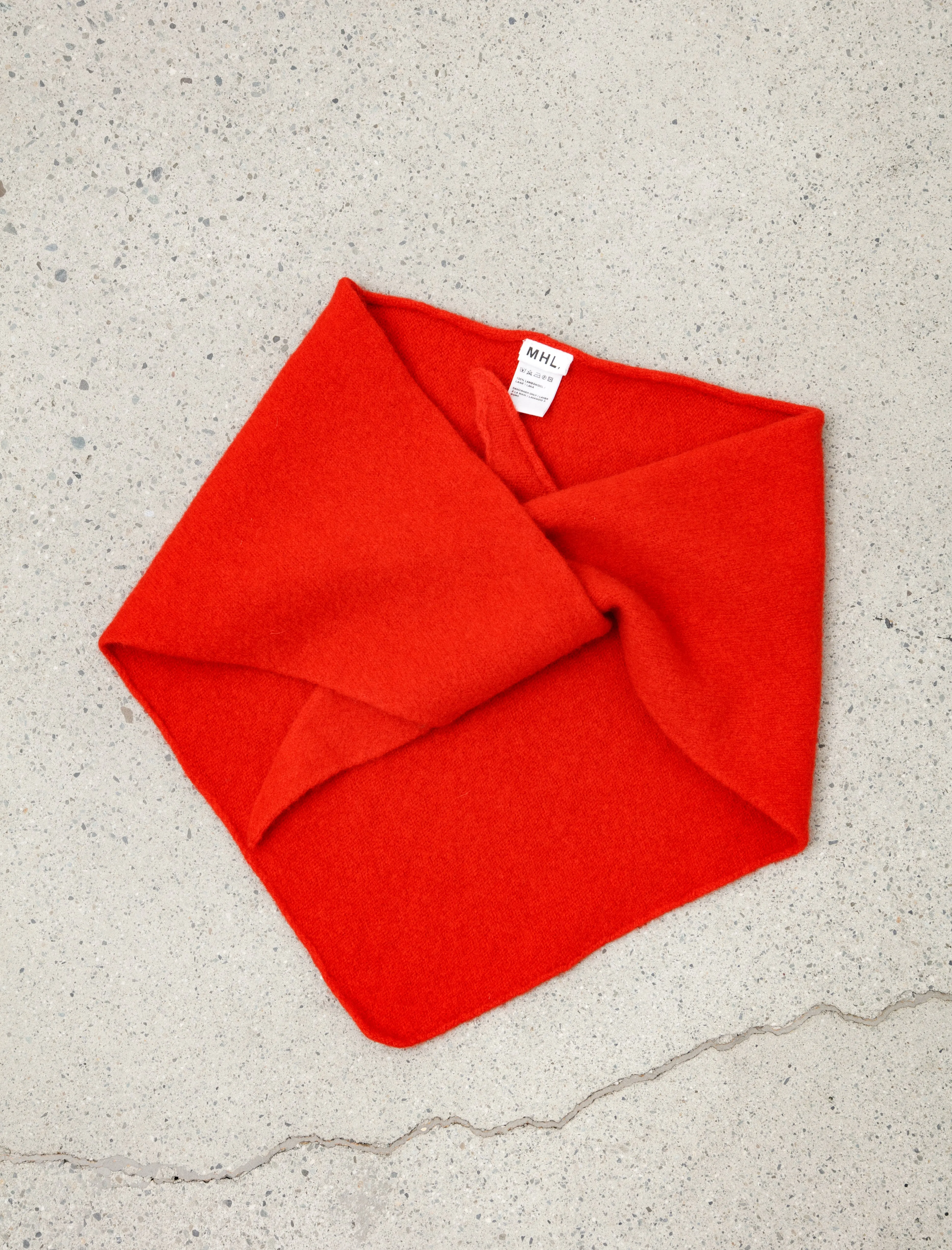 MHL Scout Scarf Lambswool Sports Red