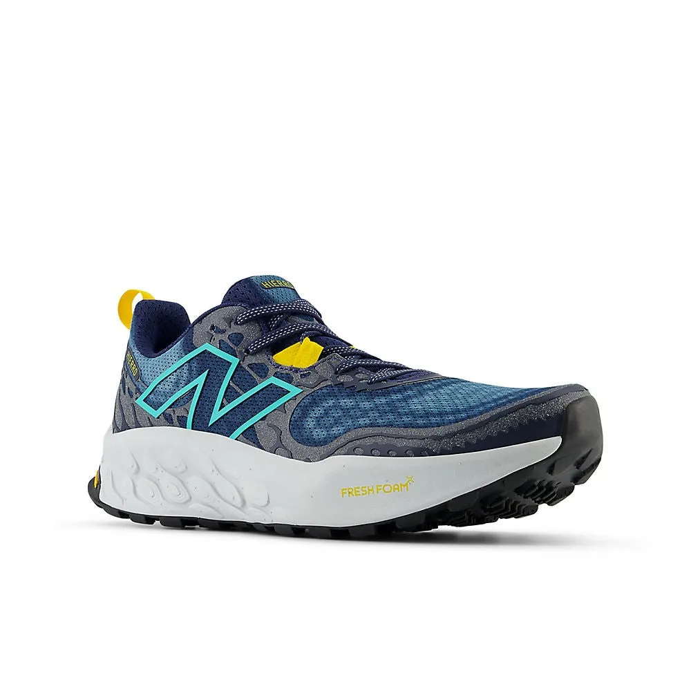 New Balance Fresh Foam X Hierro v8 (Mens) - Navy with Quartz Grey and cyber Jade