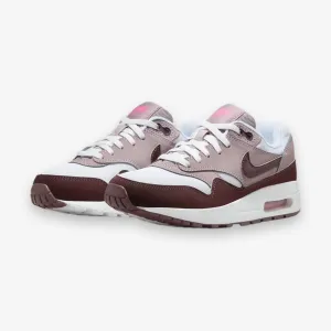 Nike Air Max 1 GS White Burgundy Crush Grade School DZ3307-112