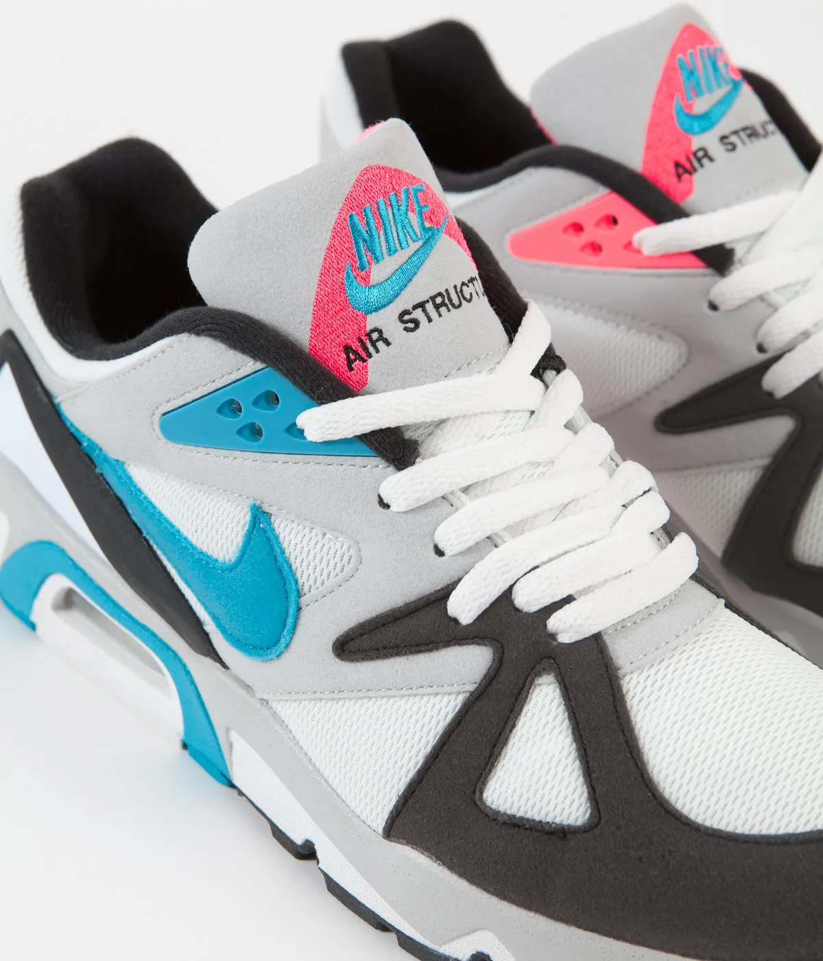 Nike Air Structure OG Shoes - Summit White / Neo Teal - Black - Infrared