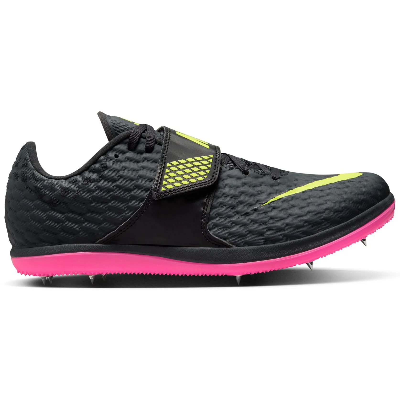 Nike High Jump Elite Field Shoes Anthracite / Fierce Pink / Black