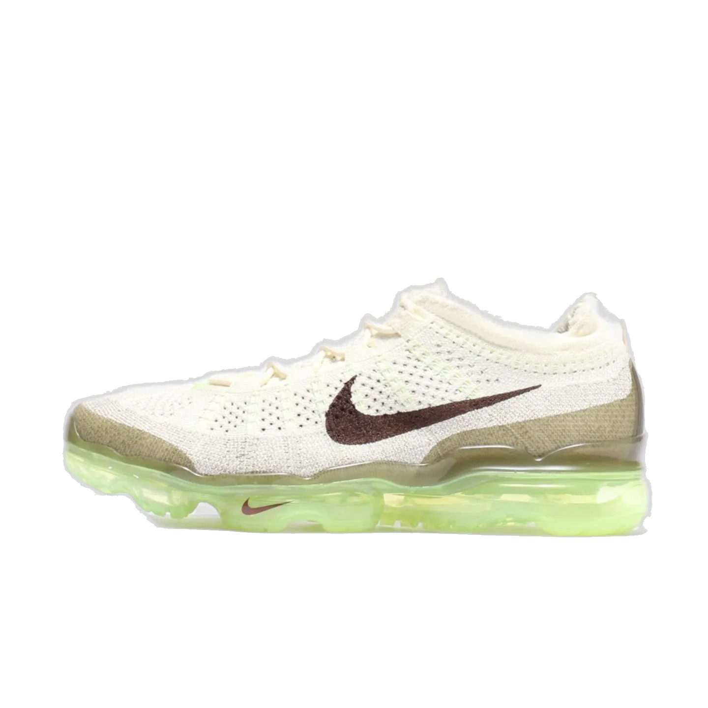 Nike Men's Air Vapormax 2023 Flyknit Shoes - Coconut Milk / Neutral Olive