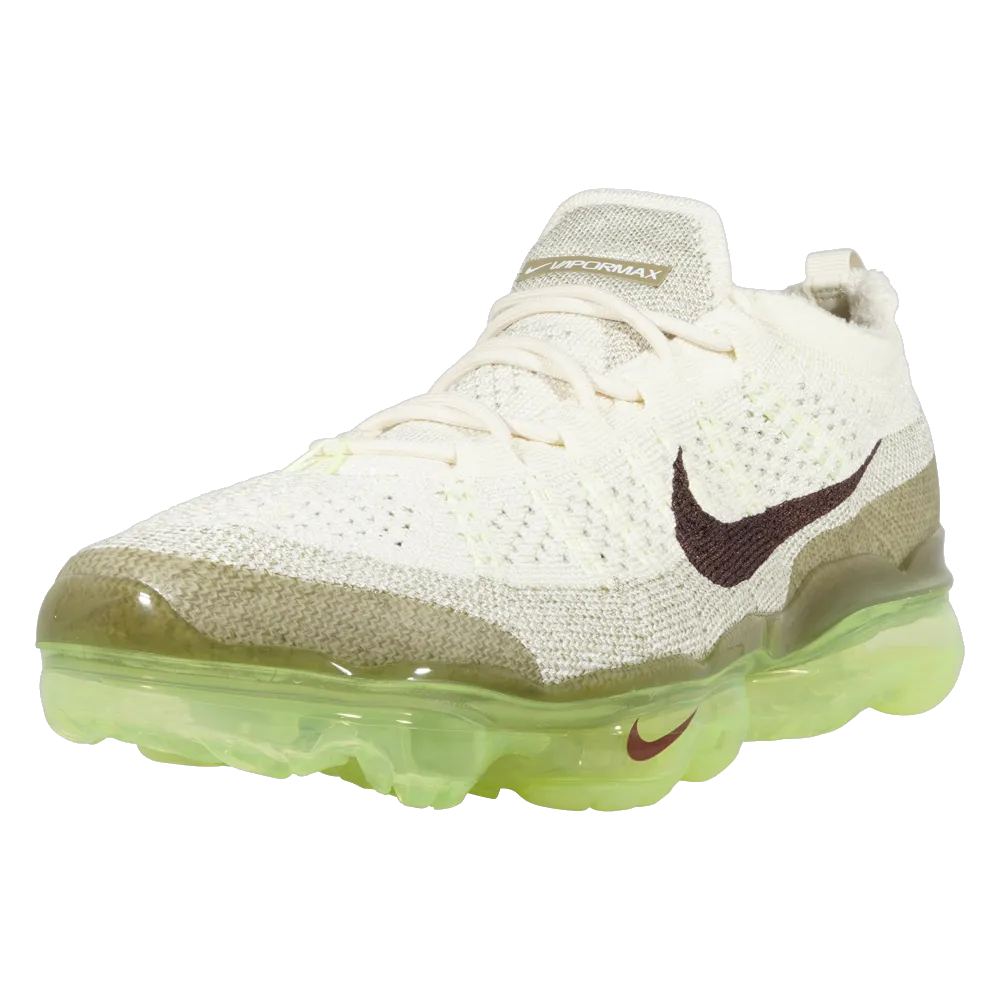 Nike Men's Air Vapormax 2023 Flyknit Shoes - Coconut Milk / Neutral Olive