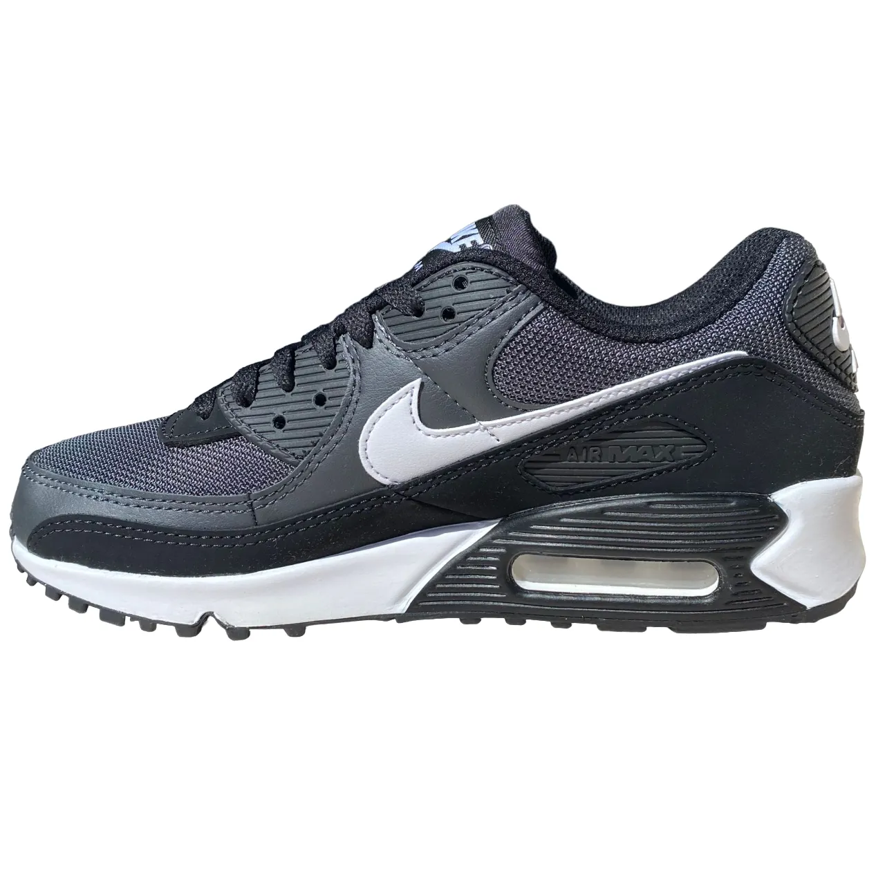 Nike scarpa sneakers da uomo Air Max 90 CN8490-002 grigio ferro-fumo-nero-bianco