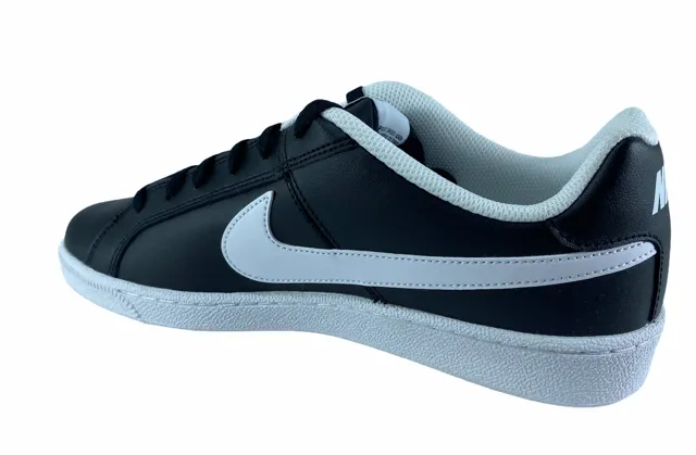 Nike scarpa sneakers da uomo Court Royale 749747 010 nero-bianco