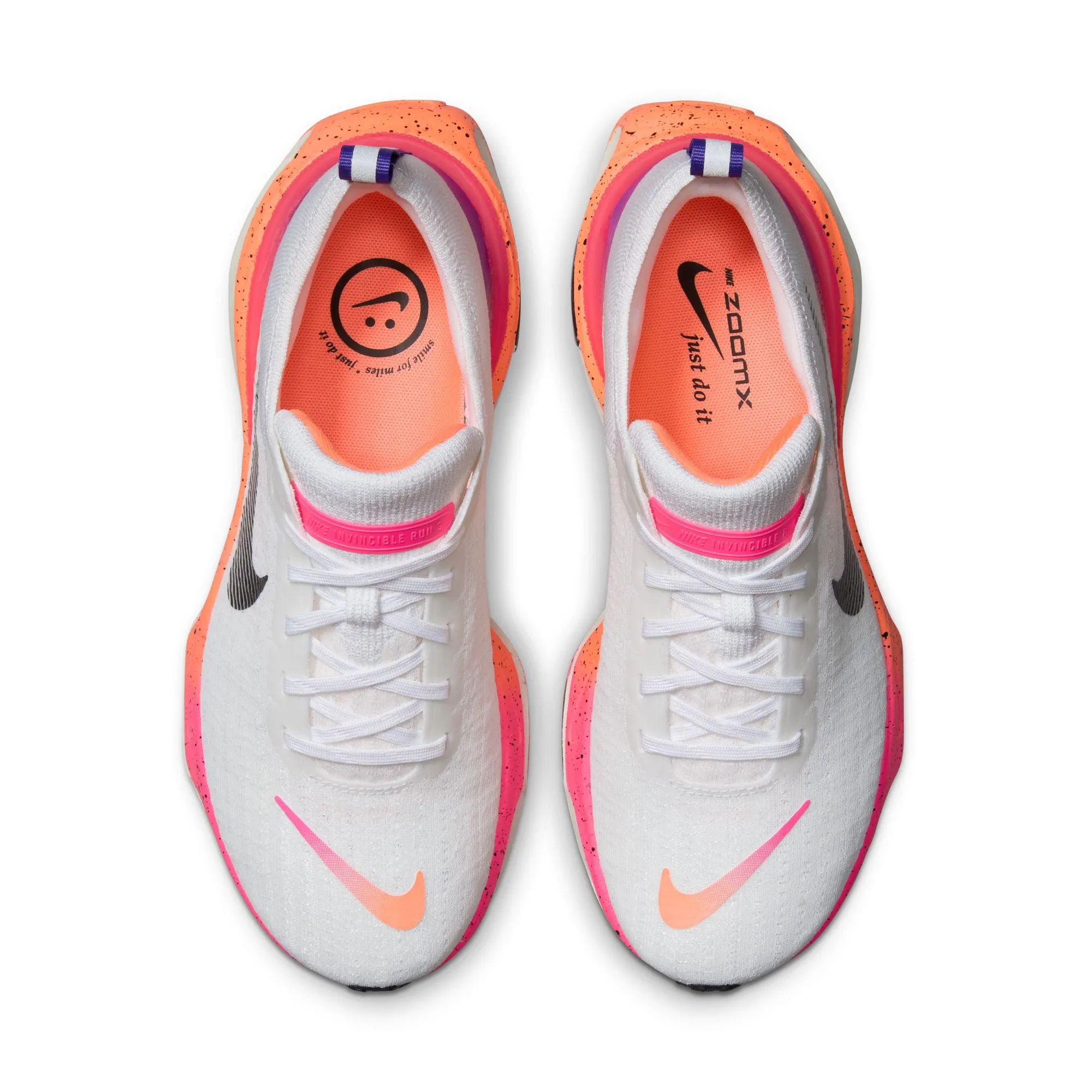 Nike | Women's Invincible 3 Road Running Shoes - White/Mango