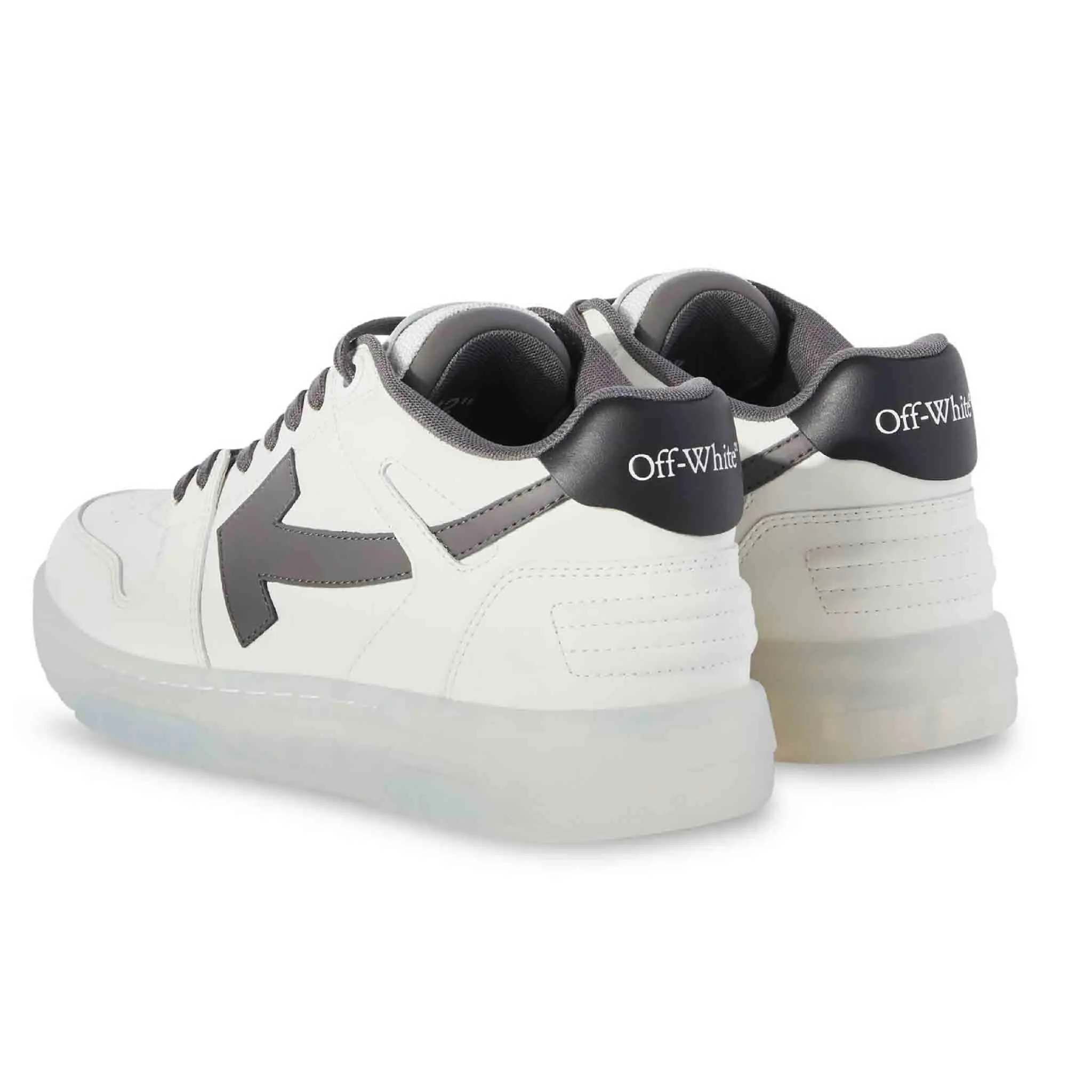 OFF-WHITE Out Of Office Transparent in White/ Dark Grey