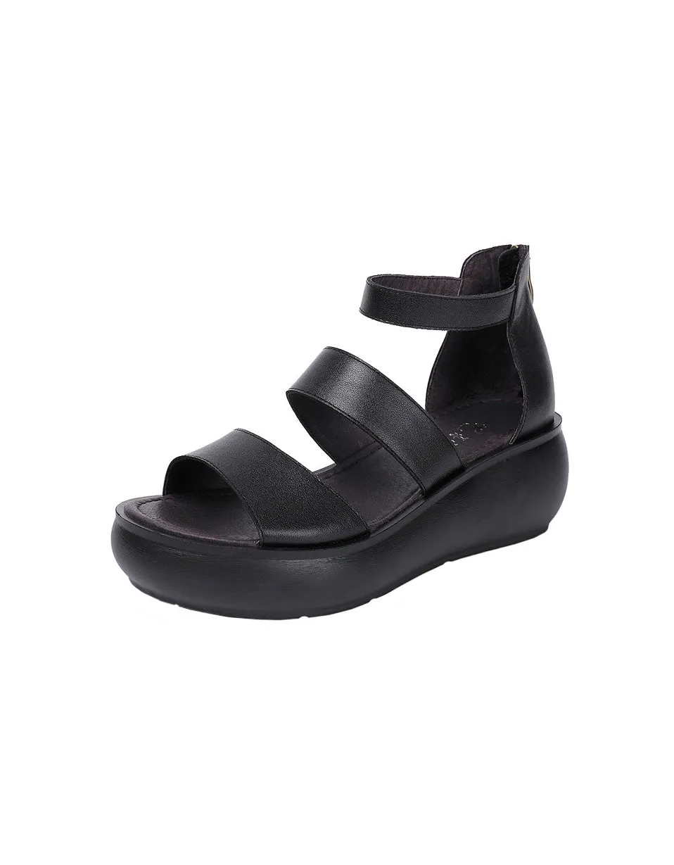 Open Toe Comfortable Sole Wedge Sandals