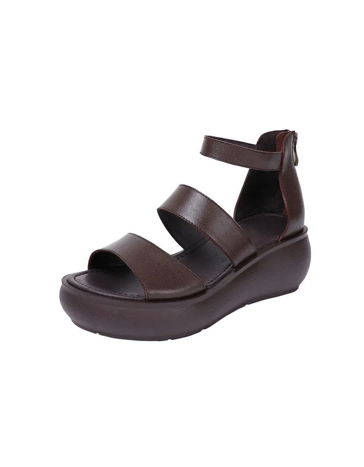 Open Toe Comfortable Sole Wedge Sandals